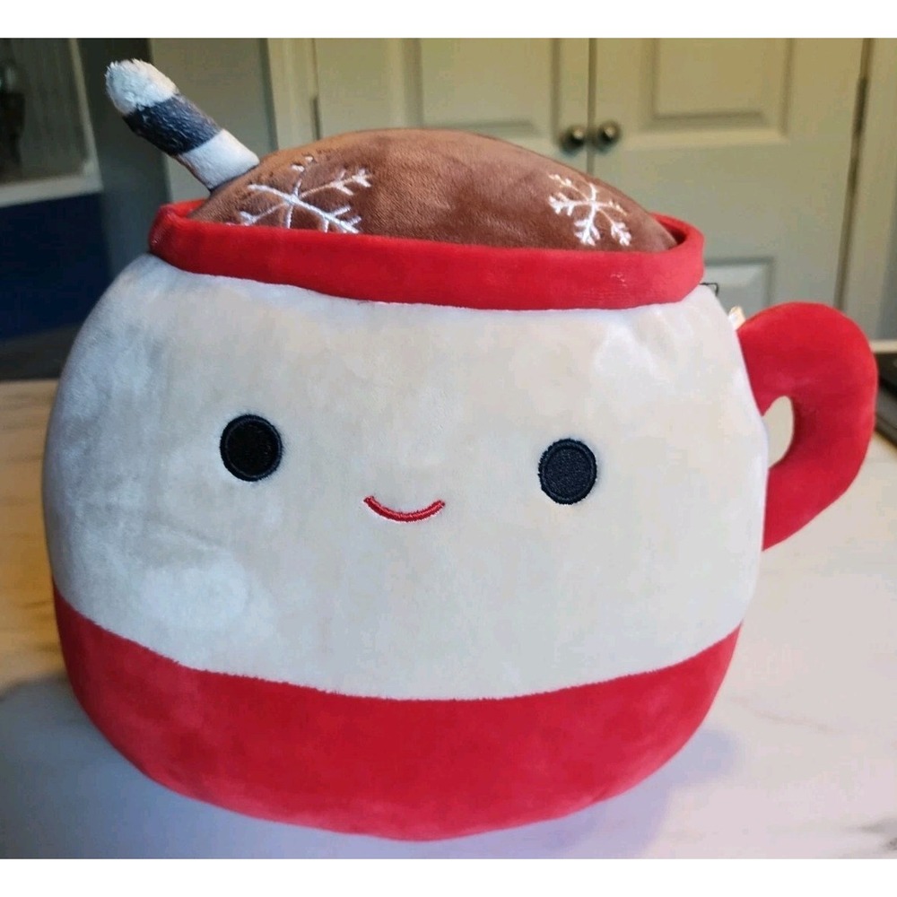 Squishmallow Marshina 8" Hot Chocolate Cocoa Kellytoy 2021